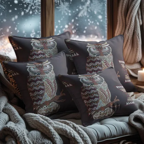 Miniatura 29 de Decozen Fundas de almohada decorativas con estampado de pájaros con diseño floral para decoración del hogar, sala de estar y dormitorio, funda