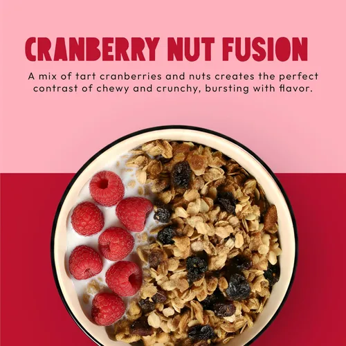 Miniatura 3 de Kellys Four Plus Granola Cereal Granola saludable de nuez de arándano para yogur Snacks hechos a mano para el desayuno – 12 onzas (paquete de 4)