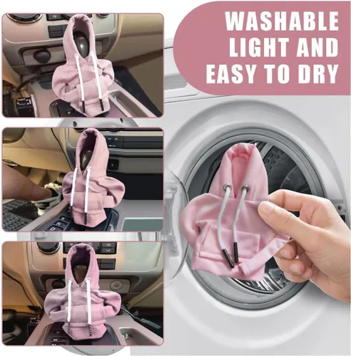Miniatura 5 de Capucha de Cambio de Marchas para Coche, Funda de Pomo de Cambio a la Moda, Mini Capucha para Cambio Automático, Adornos Interesantes