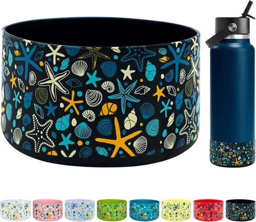 Miniatura 35 de HEYSKAY Funda protectora de silicona para botella de agua Hydro Flask y compatible con Stanley Tumbler, Yeti, Simple Modern, accesorios para Mezcla