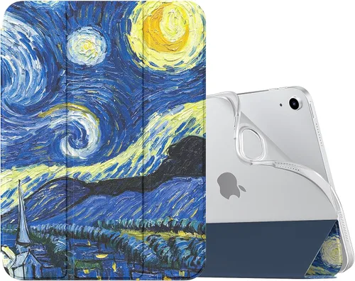 Miniatura 28 de MoKo Funda para iPad (A16) de 11ª generación 2025/10ª generación 2022, iPad de 11 pulgadas/10.9 pulgadas con cubierta trasera translúcida de TPU