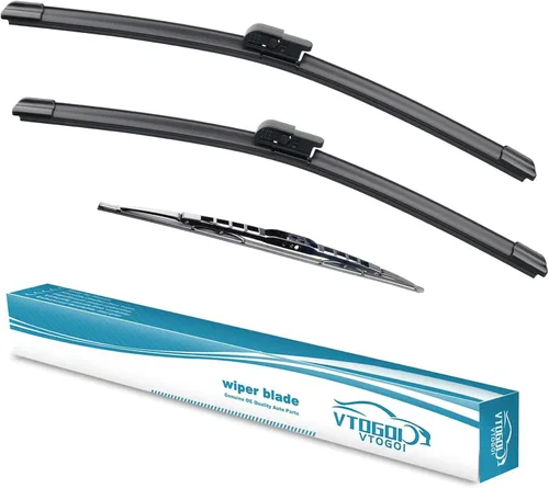 Miniatura 43 de VTOGOI escobillas de limpiaparabrisas con juego de escobillas traseras para BMW X3 2004-2010, repuestos de limpiaparabrisas automotrices, que