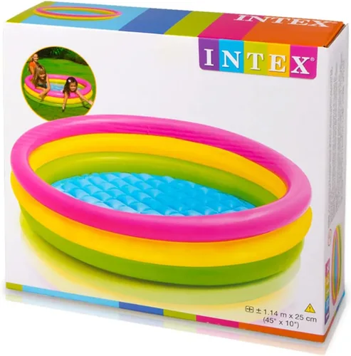 Miniatura 3 de Intex - Piscina de tres anillos Sunset Glow de 45