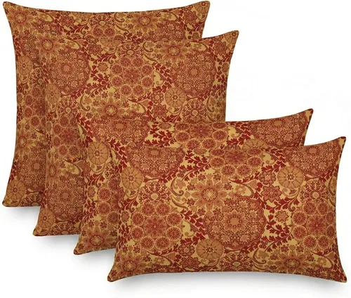 Miniatura 25 de RSH DECOR: Sunbrella Lumbar & Square Pillows Set of 4 20" x 12" & 17" x 17" Water & Fade-Resistant Fabric Outdoor Throw Pillows for Patio