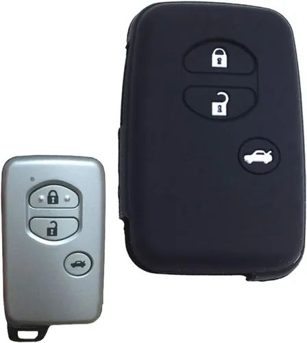 Miniatura 4 de Carcasa de silicona para llavero Toyota Camry Highlander Prius Reiz Prado Crown Azul