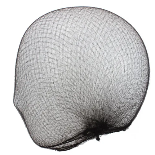 Miniatura 3 de WeKen Paquete de 20 redes para el cabello con borde elástico invisible, 19.7 in, 20 pulgadas, color negro