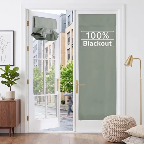 Miniatura 54 de RYB HOME 2 Paneles Cubierta de Ventana de Puerta de Aula, Persianas Opacas para Ventanas y Puertas de Aula Cubierta Persianas de Confinamiento
