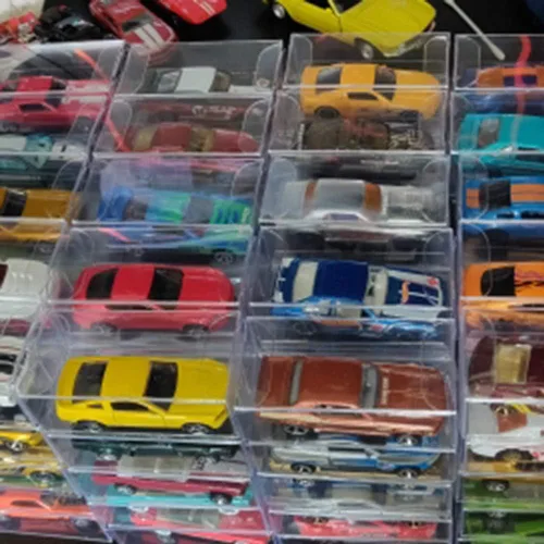 Miniatura 4 de 100 cajas de exhibición de plástico para modelos de automóvil de juguete a escala 1/64, caja protectora de PVC transparente para modelos