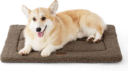 Miniatura 7 de Bedsure Cama Lavable para Jaula de Perro para Perros Pequeños, Alfombra de Espuma Suave para Suelo de Mascotas, Almohadilla Versátil y Ligera