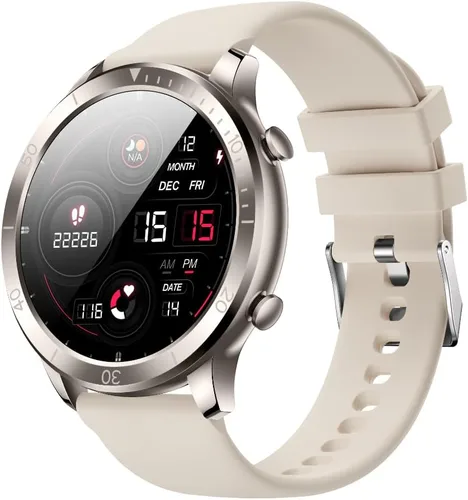 AOLON Reloj inteligente para hombres y mujeres (respuesta/hacer llamadas), pantalla IPS HD de 1.46 pulgadas, rastreador de fitness, más de 100 modos