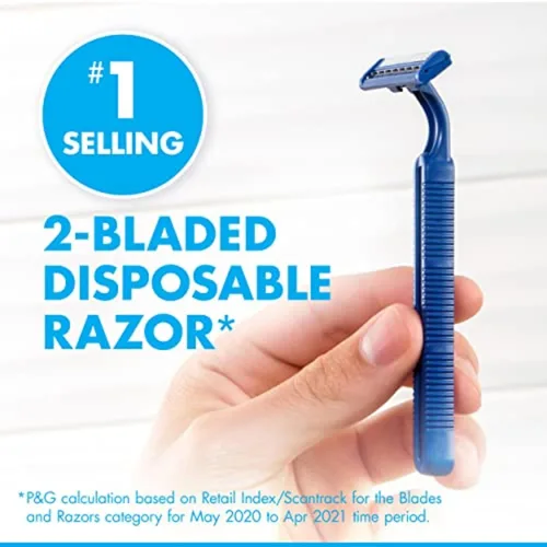 Miniatura 5 de Gillette Sensor2 - Maquinillas de afeitar desechables para hombres, Lubrastrip activado por agua para ayudar a evitar la irritación de la piel, 18