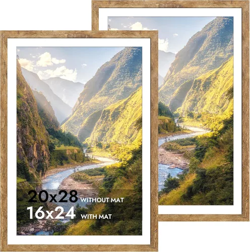 Miniatura 115 de iRahmen - Juego de 2 marcos de fotos de 4 x 6, marco de madera negro con cristal de alta definición, para mostrar fotografías de 3.5 x 5