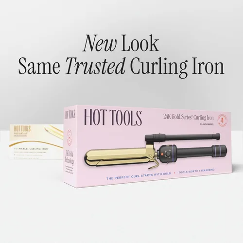Miniatura 7 de Hot Tools Pro Artist Plancha Marcel de Oro 24K Rizos Duraderos, Ondas (1/2 pulgada)