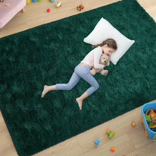 Miniatura 39 de ST. BRIDGE - Alfombra suave y esponjosa para la habitación de los niños, decoración para la guardería del bebé, alfombras antideslizantes, alfombras