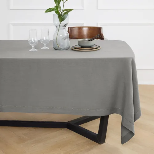 Miniatura 11 de Solino Home Mantel redondo de lino blanco, 60 pulgadas, mantel redondo de lino 100% puro, lino europeo, lavable a máquina para verano, 4 de julio