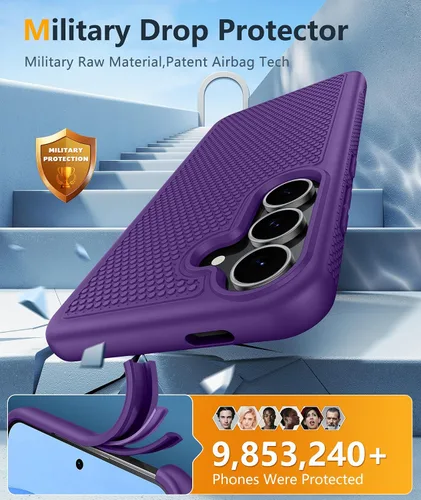 Miniatura 670 de FNTCASE Funda para iPhone 17 Pro: Fundas delgadas translúcidas de color azul claro compatibles con MagSafe, protección completa de la cámara