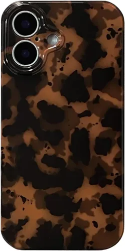 Miniatura 13 de Funda Compatible con iPhone 11, Caparazón de Tortuga Marrón Ámbar con Estampado de Leopardo Cubierta Retro Chic Elegante Clásica Linda Protectora