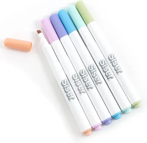 Miniatura 2 de Siser Marcadores de sublimación – Marcadores de transferencia de calor termoadhesivos para camisetas y otras prendas (paquete pastel)