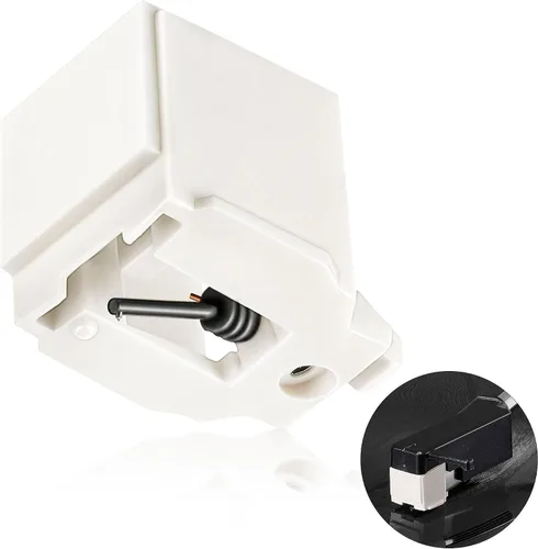 Dreyoo 1 paquete de aguja de repuesto para tocadiscos para ATN3600L, lápiz capacitivo compatible con Audio-Technica