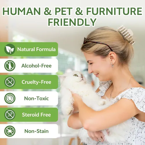 Miniatura 5 de puyrzoe Spray disuasorio natural para gatos, 6.8 fl oz, repelente de gatitos, antiarañazos, para muebles, sofás, cortinas, plantas, no tóxico, sin