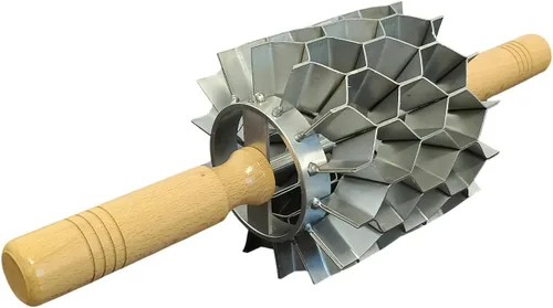 Miniatura 5 de OCS Parts Cortador de masa de acero inoxidable hexagonal de 42 cortes Cortador de masa de grado profesional de servicio pesado para agujeros