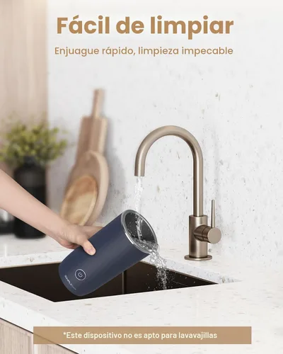 Miniatura 6 de SIMPLETASTE Espumador de leche, espumador de leche eléctrico 4 en 1 y vaporizador, máquina automática de espuma fría y cálida y calentador de leche
