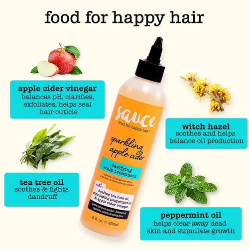 Miniatura 5 de SAUCE BEAUTY Tratamiento aclarador del cuero cabelludo (8 onzas líquidas) Limpiador espumoso para el cuero cabelludo y el cabello, removedor