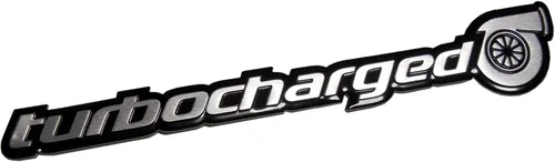 Miniatura 3 de Turbo TURBOCHARGED - Emblema de aluminio compatible con Honda Civic Si Acura NSX TSX RDX RSX Type-S Subaru Impreza WRX Mazda Mazdaspeed 3 6 Nissan