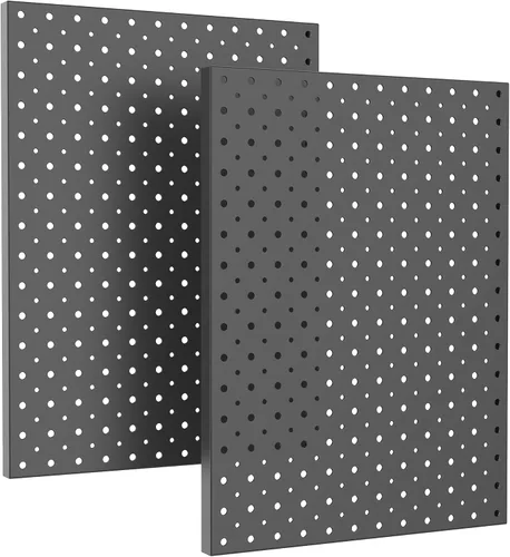Ultrawall Paneles de metal para tablero de clavijas, organizador de pared de tablero de clavijas, tableros negros para pared, organización de