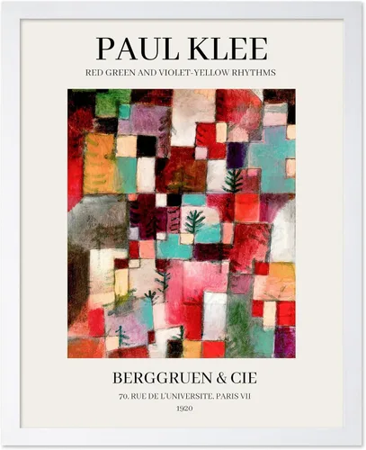 Miniatura 27 de Poster Master Póster vintage de Paul Klee – Impresión retro de cómicos – Arte de dibujo – Arte abstracto – Regalo para hombres y mujeres – Estilo-09