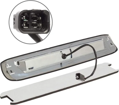 Miniatura 5 de Partsam Luz de Freno de Montaje Alto, Tercera Luz de Freno para Silverado Sierra 1500 2500 HD 3500 de 1999-2006, Carcasa Cromada, Lente Ahumado