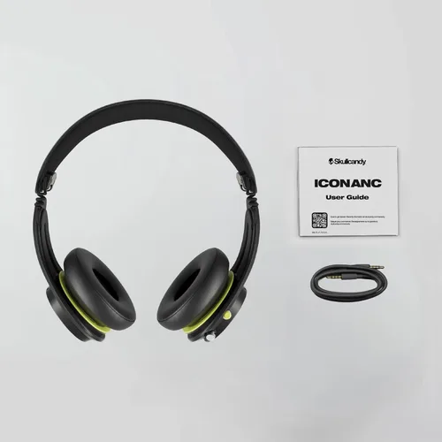 Miniatura 6 de Skullcandy Icon ANC - Auriculares inalámbricos con cancelación activa de ruido, Bluetooth, para la oreja, 60 horas de batería, resistentes al sudor