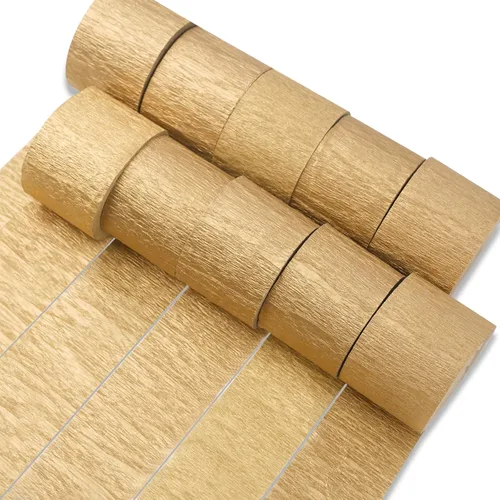 Miniatura 19 de PartyWoo Serpentinas de papel crepé negro dorado y plateado, 10 rollos de 820 pies, paquete de papel crepé para graduación, Navidad, Año Nuevo