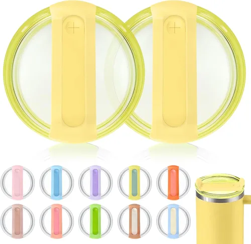 Miniatura 30 de Tapa de vaso de 40 onzas para Stanley, a prueba de derrames, resistentes a salpicaduras, funda de repuesto para accesorio de copa Stanley