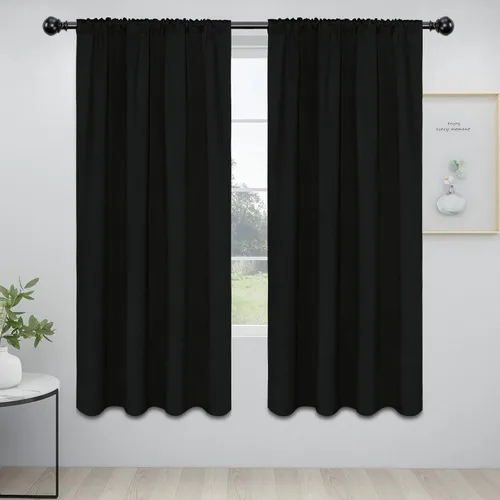 Miniatura 98 de Easy-Going - Cortinas opacas con bolsillo para varilla para el dormitorio, cortinas para ventanas que oscurecen la habitación o la sala de estar