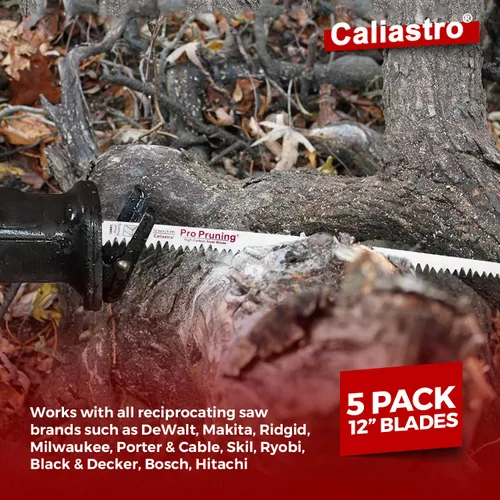 Miniatura 2 de Hojas de sierra de poda de madera de 12 pulgadas para sierras recíprocas/Sawzall - Paquete de 5
