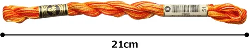 Miniatura 4 de DMC perla Madejas de algodón, tamaño 5 kg), color naranja