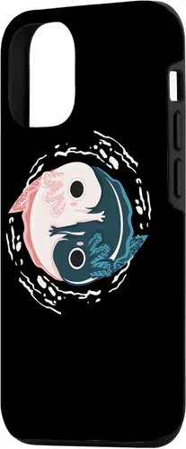 Miniatura 2 de iPhone 15 Yin Yang Axolotl Zen Meditation Axolotls Yoga Mindfulness Case