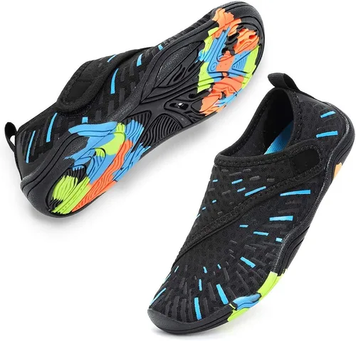 Zapatos acuáticos para niños y niñas, suela ligera y cómoda, fácil de caminar, calzado acuático y deportivo antideslizante (tallas ToddlerLittle