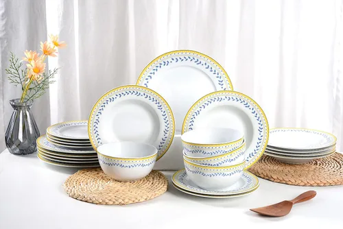 Miniatura 5 de Braque Juego de 6 platos de cerámica para postre, de 6 pulgadas, para postre, ensalada, aperitivo, plato pequeño para servir para microondas, horno