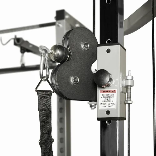Miniatura 6 de Valor Fitness BD-11 - Estante de potencia resistente con barra de dominadas cromada y jaula de potencia Optins para un gimnasio completo en casa