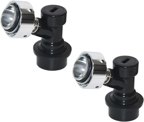Adaptador de grifo de desconexión de barril de maíz – LUCKEG Brand Ball Lock Desconexión de líquido con adaptador de grifo de barril de cerveza, 2