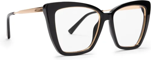 Miniatura 3 de DIFF Gafas Becky IV Designer Cat Eye Computer - Gafas de bloqueo de luz azul para mujer, color negro
