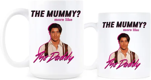 Miniatura 2 de The Mummy More Like The Daddy - Taza blanca, 15 onzas, color blanco