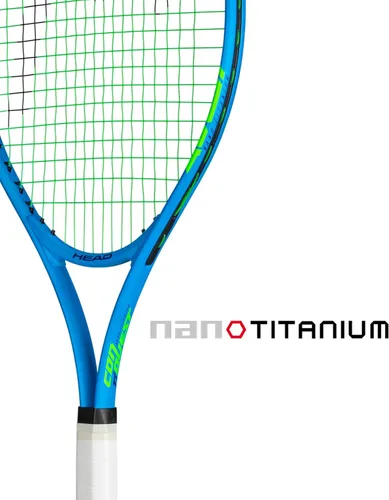Miniatura 7 de HEAD Ti. Conquest Tennis Racquet – Nano Titanium Technology, Oversized Head, Lightweight O-Beam Construction, Pre-Strung Beginner & Recreational