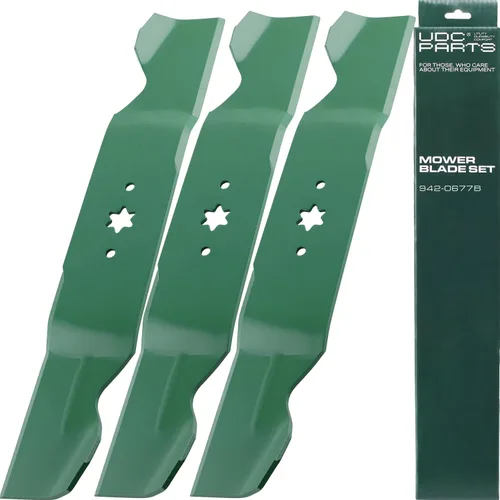 Miniatura 46 de UDC Parts GY20852 Hojas de corte de 48 pulgadas para John Deere D140 E140 S140 Z355E GX21784 GX21786 S170 E170 LA130 LA145 D160 S160 E160 E150 D155