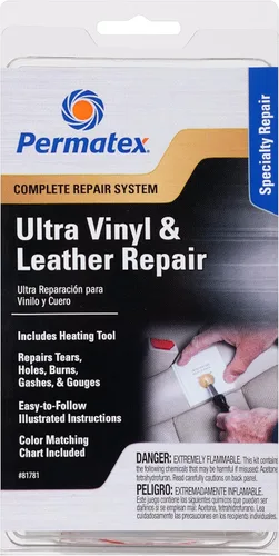 Kit de reparación de vinilo y cuero Permatex 81781-6PK serie Ultra