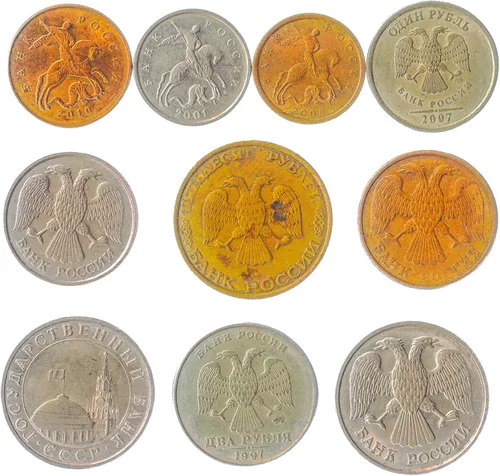 Miniatura 22 de Malta 10 Monedas Mixtas Moneda Maltesa Mils Céntimos Desde 1972