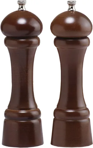 Miniatura 11 de Chef Specialties Molinillo de pimienta Windsor de 8 pulgadas y molino de sal, naranja mantequilla