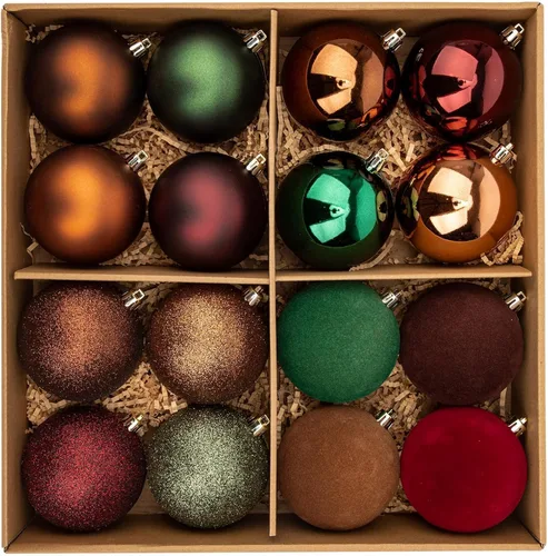 Miniatura 12 de Adornos de bolas de Navidad, decoraciones de Navidad para árbol de Navidad, adornos de bola de terciopelo verde irrompibles de Navidad para fiesta